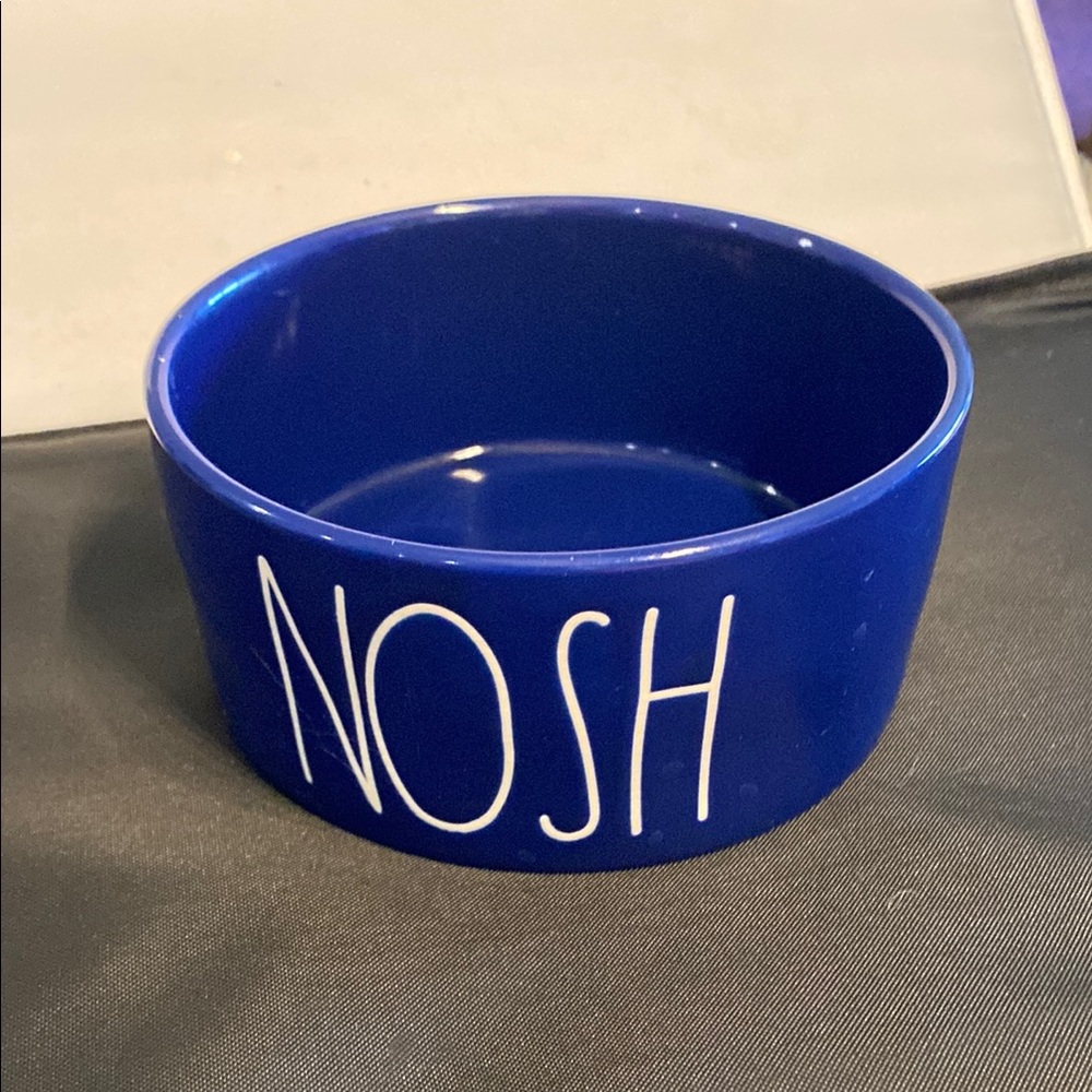 Rae Dunn Blue NOSH Bowl